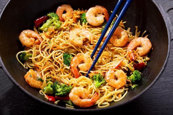 Plat aux crevettes
